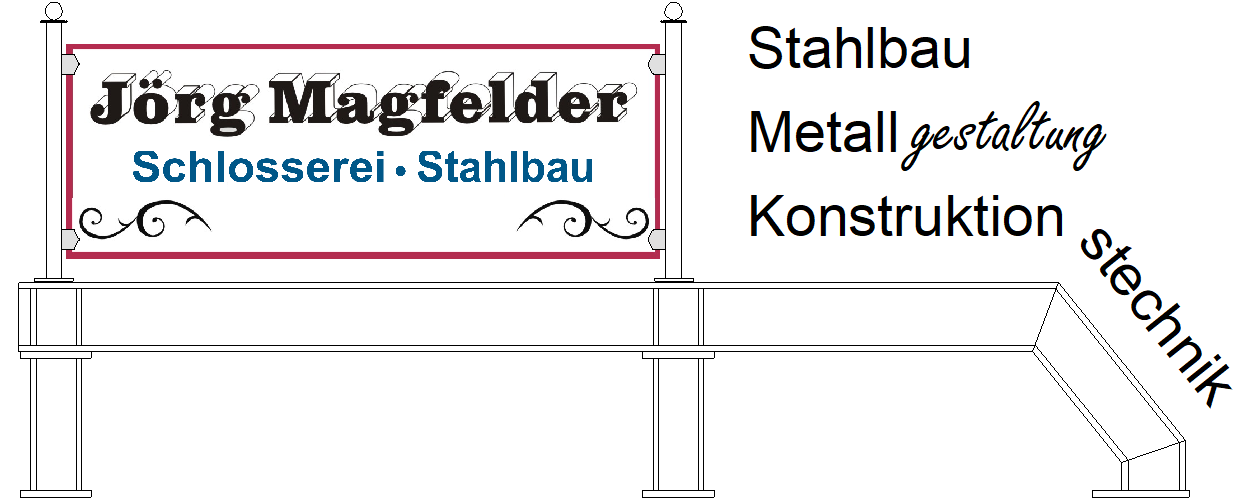 Jörg Magfelder Metallbau Stahlbau Schlosserei Handlauf Flintbeker Hut Stahlstützen Stützen Träger Geländer Treppen