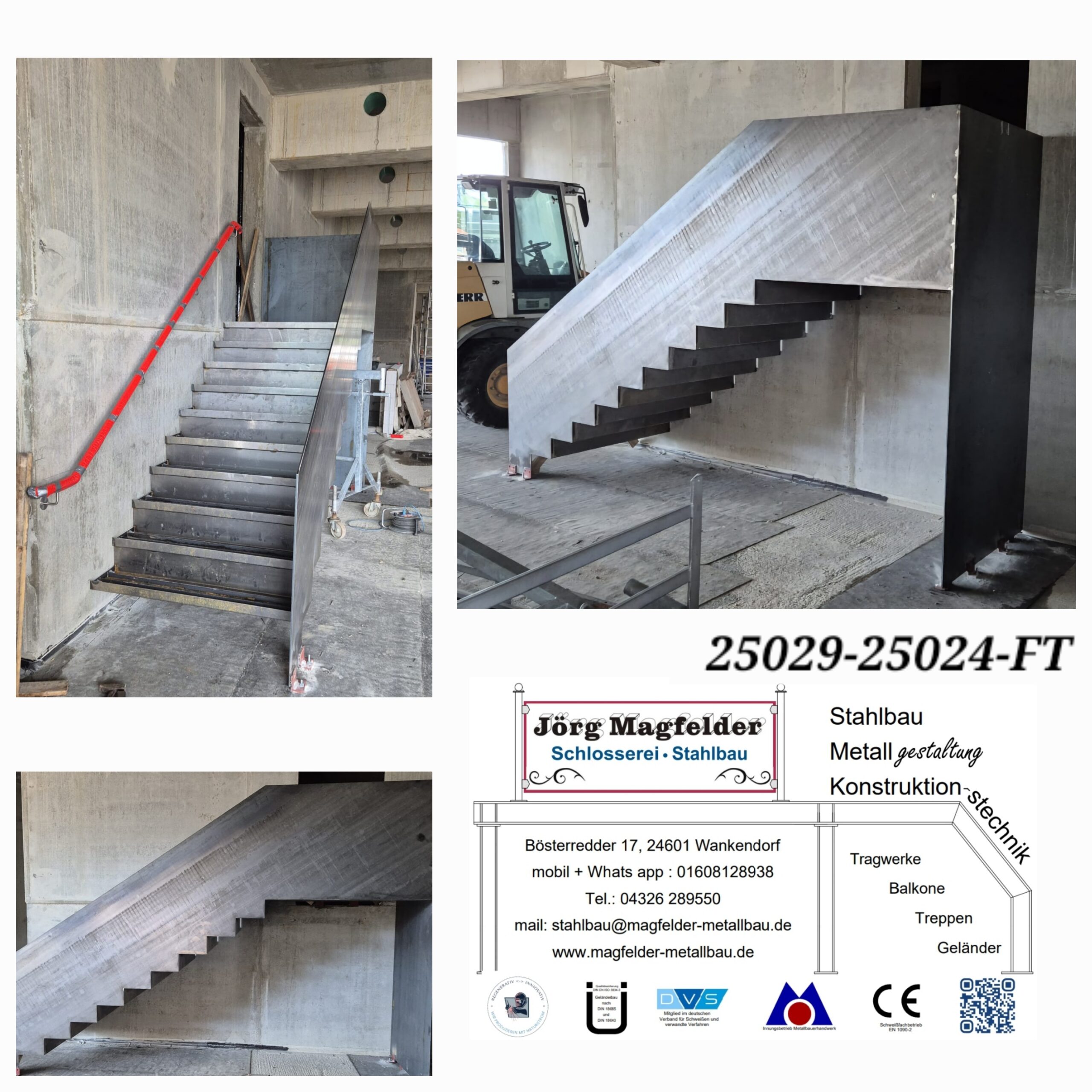 Stahlblechtreppe