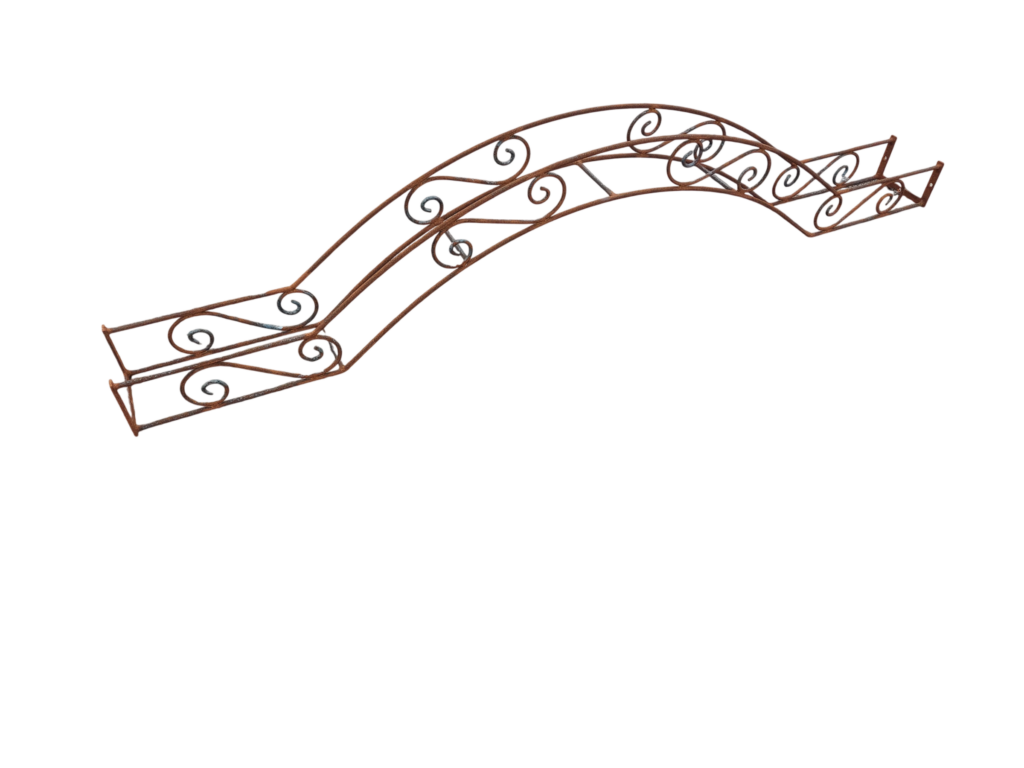 2 Meter breites Torbogenelement und Rosenbogen Artikelnummer 72PB200 für das modulare Pergola-System Homeland 72